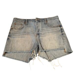 Gap Vintage Cut Off Denim Shorts Frayed Hem Light Wash Womens‎ Size 12